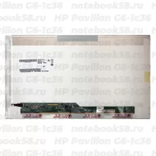 Матрица для ноутбука HP Pavilion G6-1c36 (1366x768 HD) TN, 40pin, Глянцевая