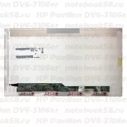 Матрица для ноутбука HP Pavilion DV6-3106er (1366x768 HD) TN, 40pin, Глянцевая