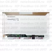 Матрица для ноутбука HP Pavilion G6-2017 (1366x768 HD) TN, 40pin, Глянцевая