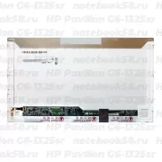 Матрица для ноутбука HP Pavilion G6-1325sr (1366x768 HD) TN, 40pin, Глянцевая