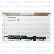 Матрица для ноутбука HP Pavilion G6-1360er (1366x768 HD) TN, 40pin, Глянцевая