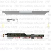 Матрица для ноутбука HP Pavilion G6-1d21 (1366x768 HD) TN, 40pin, Матовая