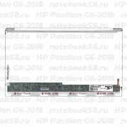 Матрица для ноутбука HP Pavilion G6-2018 (1366x768 HD) TN, 40pin, Глянцевая