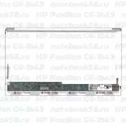 Матрица для ноутбука HP Pavilion G6-1b49 (1366x768 HD) TN, 40pin, Глянцевая