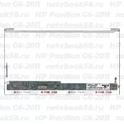 Матрица для ноутбука HP Pavilion G6-2011 (1366x768 HD) TN, 40pin, Глянцевая