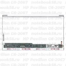 Матрица для ноутбука HP Pavilion G6-2067 (1366x768 HD) TN, 40pin, Глянцевая