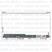 Матрица для ноутбука HP Pavilion G6-1207sr (1366x768 HD) TN, 40pin, Глянцевая