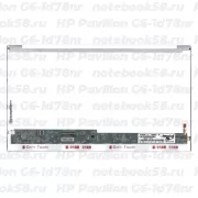 Матрица для ноутбука HP Pavilion G6-1d78nr (1366x768 HD) TN, 40pin, Глянцевая