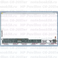 Матрица для ноутбука HP Pavilion G6-2051er (1366x768 HD) TN, 40pin, Глянцевая