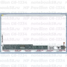 Матрица для ноутбука HP Pavilion G6-1334 (1366x768 HD) TN, 40pin, Глянцевая