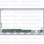 Матрица для ноутбука HP Pavilion G6-1c79nr (1366x768 HD) TN, 40pin, Глянцевая