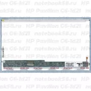 Матрица для ноутбука HP Pavilion G6-1d21 (1366x768 HD) TN, 40pin, Глянцевая