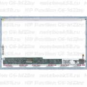 Матрица для ноутбука HP Pavilion G6-1d22nr (1366x768 HD) TN, 40pin, Глянцевая