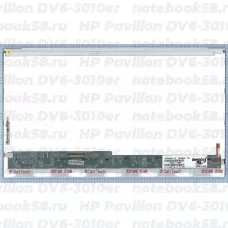 Матрица для ноутбука HP Pavilion DV6-3010er (1366x768 HD) TN, 40pin, Глянцевая