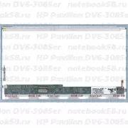 Матрица для ноутбука HP Pavilion DV6-3085er (1366x768 HD) TN, 40pin, Глянцевая