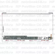 Матрица для ноутбука HP Pavilion G6-2021 (1366x768 HD) TN, 40pin, Глянцевая