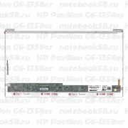 Матрица для ноутбука HP Pavilion G6-1358er (1366x768 HD) TN, 40pin, Глянцевая