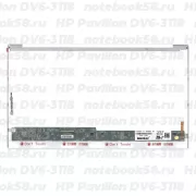 Матрица для ноутбука HP Pavilion DV6-3118 (1366x768 HD) TN, 40pin, Глянцевая