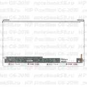 Матрица для ноутбука HP Pavilion G6-2016 (1366x768 HD) TN, 40pin, Глянцевая