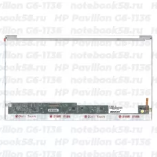 Матрица для ноутбука HP Pavilion G6-1136 (1366x768 HD) TN, 40pin, Глянцевая