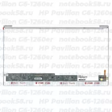 Матрица для ноутбука HP Pavilion G6-1260er (1366x768 HD) TN, 40pin, Глянцевая