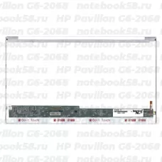 Матрица для ноутбука HP Pavilion G6-2068 (1366x768 HD) TN, 40pin, Глянцевая