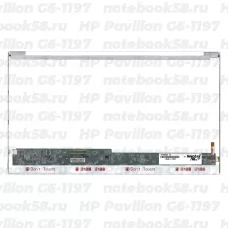 Матрица для ноутбука HP Pavilion G6-1197 (1366x768 HD) TN, 40pin, Глянцевая