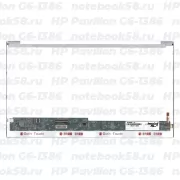 Матрица для ноутбука HP Pavilion G6-1386 (1366x768 HD) TN, 40pin, Глянцевая