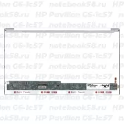 Матрица для ноутбука HP Pavilion G6-1c57 (1366x768 HD) TN, 40pin, Глянцевая