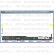 Матрица для ноутбука HP Pavilion G6-2012sr (1366x768 HD) TN, 40pin, Глянцевая