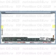 Матрица для ноутбука HP Pavilion G6-2023 (1366x768 HD) TN, 40pin, Глянцевая