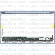 Матрица для ноутбука HP Pavilion G6-1106er (1366x768 HD) TN, 40pin, Глянцевая