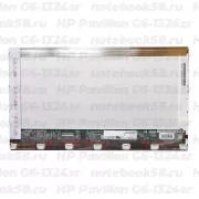 Матрица для ноутбука HP Pavilion G6-1324sr (1366x768 HD) TN, 40pin, Глянцевая