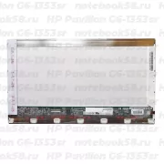 Матрица для ноутбука HP Pavilion G6-1353sr (1366x768 HD) TN, 40pin, Глянцевая