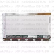 Матрица для ноутбука HP Pavilion G6-1c58 (1366x768 HD) TN, 40pin, Глянцевая