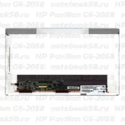 Матрица для ноутбука HP Pavilion G6-2058 (1366x768 HD) TN, 40pin, Матовая