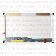 Матрица для ноутбука HP Pavilion G6-1036 (1366x768 HD) TN, 40pin, Глянцевая