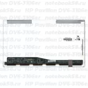 Матрица для ноутбука HP Pavilion DV6-3106er (1366x768 HD) TN, 40pin, Глянцевая