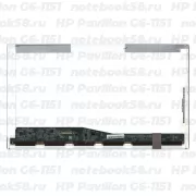 Матрица для ноутбука HP Pavilion G6-1151 (1366x768 HD) TN, 40pin, Глянцевая