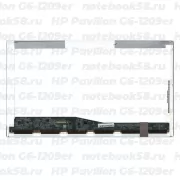 Матрица для ноутбука HP Pavilion G6-1209er (1366x768 HD) TN, 40pin, Глянцевая