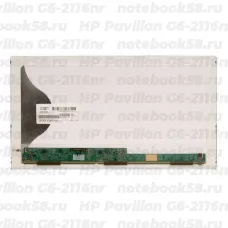 Матрица для ноутбука HP Pavilion G6-2116nr (1366x768 HD) TN, 40pin, Матовая