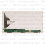 Матрица для ноутбука HP Pavilion G6-1234 (1366x768 HD) TN, 40pin, Матовая