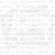 Матрица для ноутбука HP Pavilion G6-1151 (1366x768 HD) TN, 40pin, Матовая