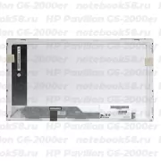 Матрица для ноутбука HP Pavilion G6-2000er (1366x768 HD) TN, 40pin, Глянцевая