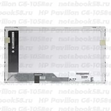 Матрица для ноутбука HP Pavilion G6-1058er (1366x768 HD) TN, 40pin, Глянцевая