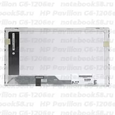 Матрица для ноутбука HP Pavilion G6-1206er (1366x768 HD) TN, 40pin, Глянцевая