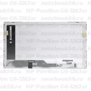 Матрица для ноутбука HP Pavilion G6-1263sr (1366x768 HD) TN, 40pin, Глянцевая