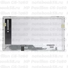 Матрица для ноутбука HP Pavilion G6-1a60 (1366x768 HD) TN, 40pin, Глянцевая