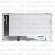 Матрица для ноутбука HP Pavilion G6-1d08 (1366x768 HD) TN, 40pin, Глянцевая