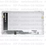 Матрица для ноутбука HP Pavilion G6-1d22nr (1366x768 HD) TN, 40pin, Глянцевая